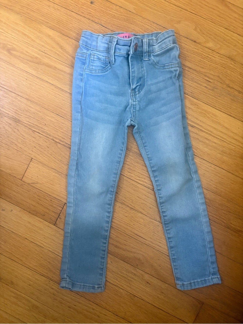 Toddlers Light Blue Stretch Skinny Jeans